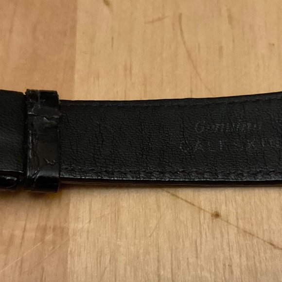Authentic Vintage Movado Museum Dial Original Black Leather Works New Battery main image 4